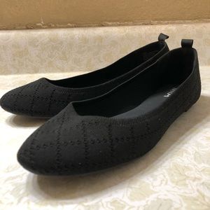 Women’s black flats, size 9.5